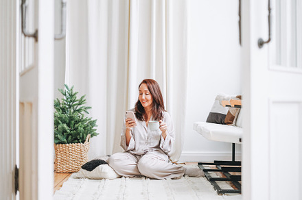 Young adult woman at home, a Person Photo by Galina_Zhigalova