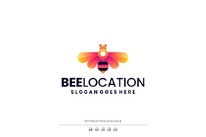 Gradient Modern Bee Logo Design, a Branding & Logo Template by Artnivora.Std