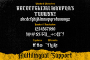 Wilson Wells - Blackletter Font, a Blackletter Font by StringLabs (Thumbnail 9 of 10)