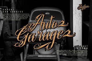 Stejita Tattoo Script Font