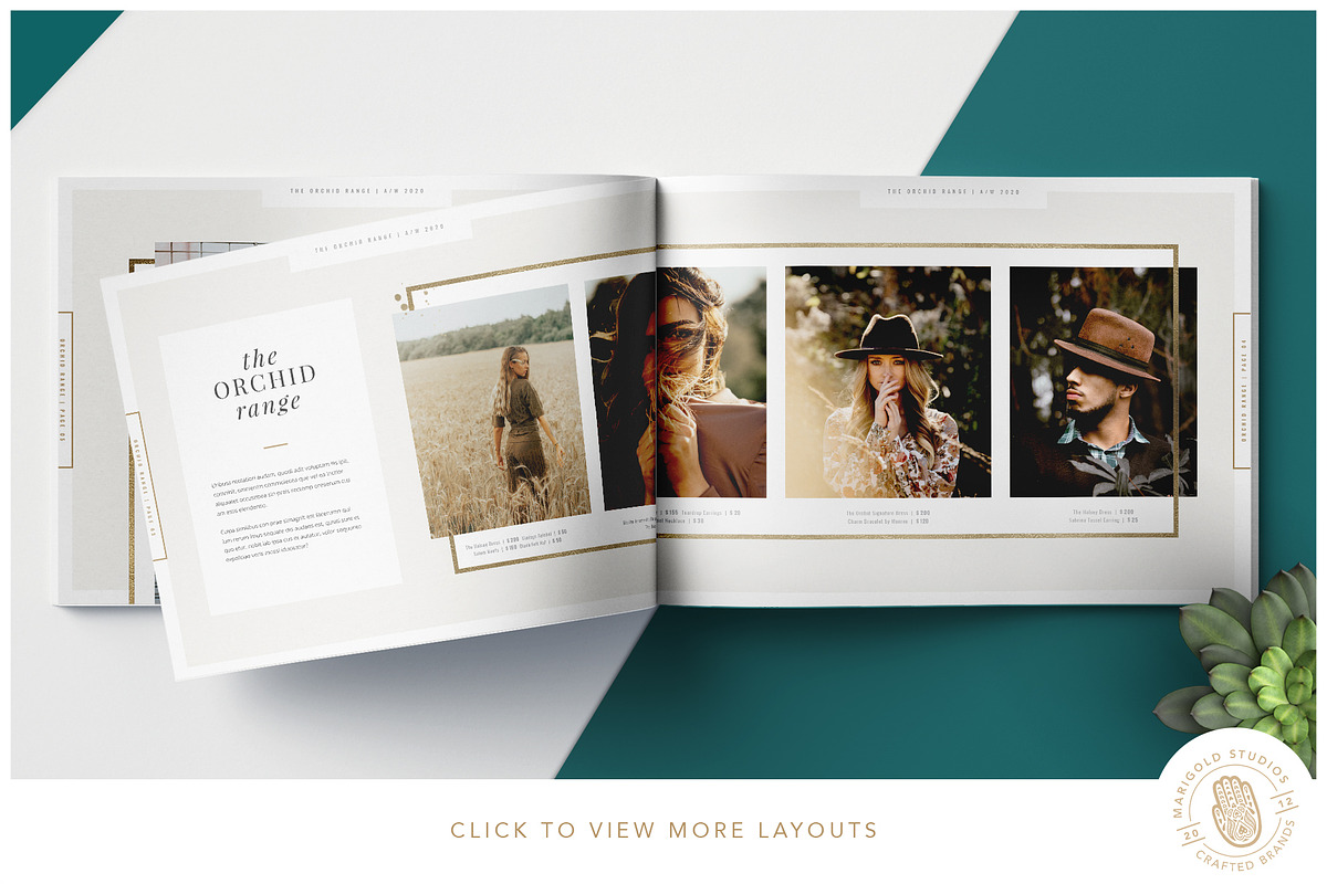 The Grid Layout | Canva, PSD, Indd, a Brochure Template by Marigold Studios (Photo 13 of 13)