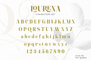 Lourena, a Serif Font by Arterfak Project (Thumbnail 9 of 9)