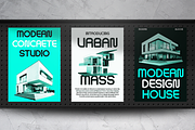 Vexorium Modern Experimental Font, a Font by PutraCetol Studio (Thumbnail 2 of 5)