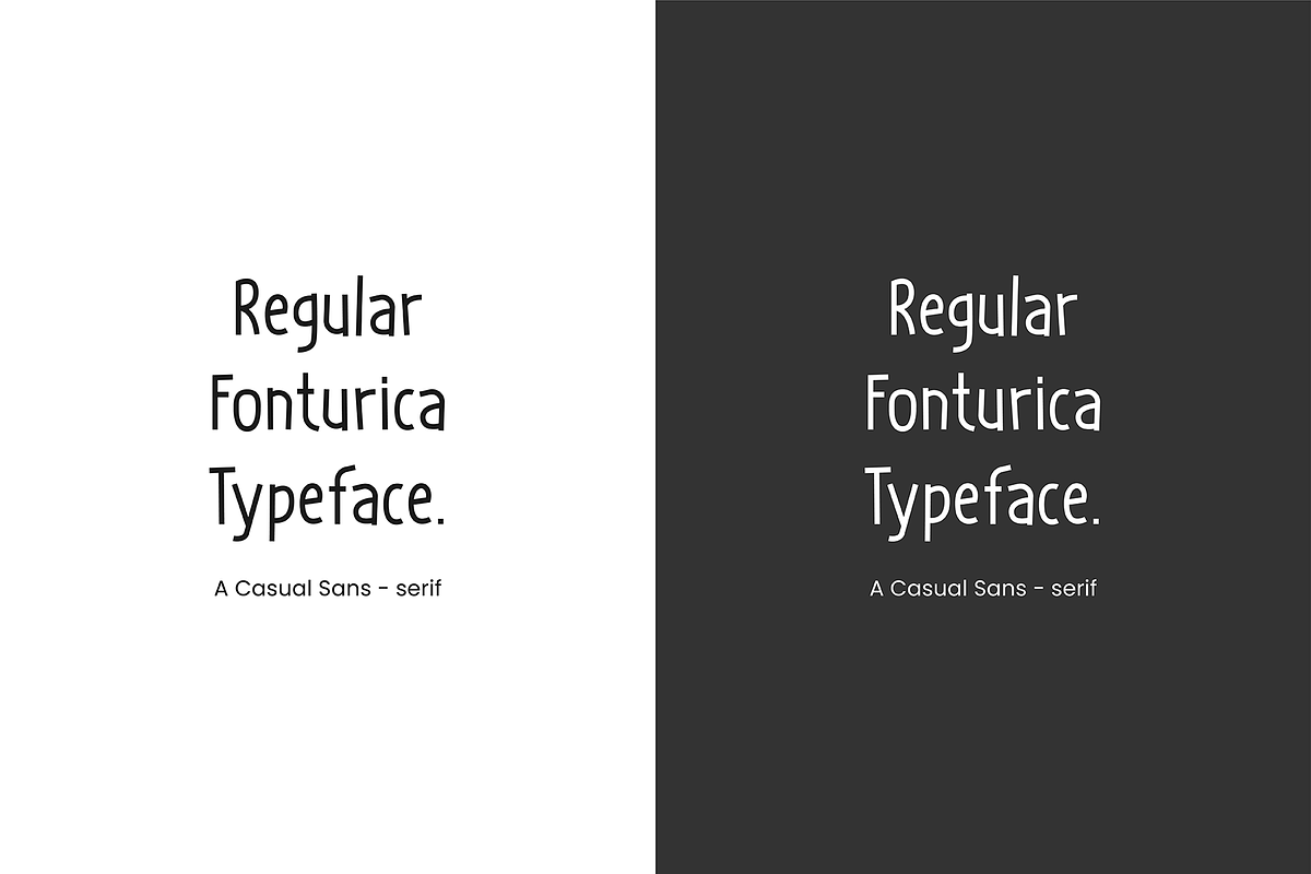 Fonturica, Modern Casual Font., a Sans Serif Font by Kaikhia (Photo 5 of 9)