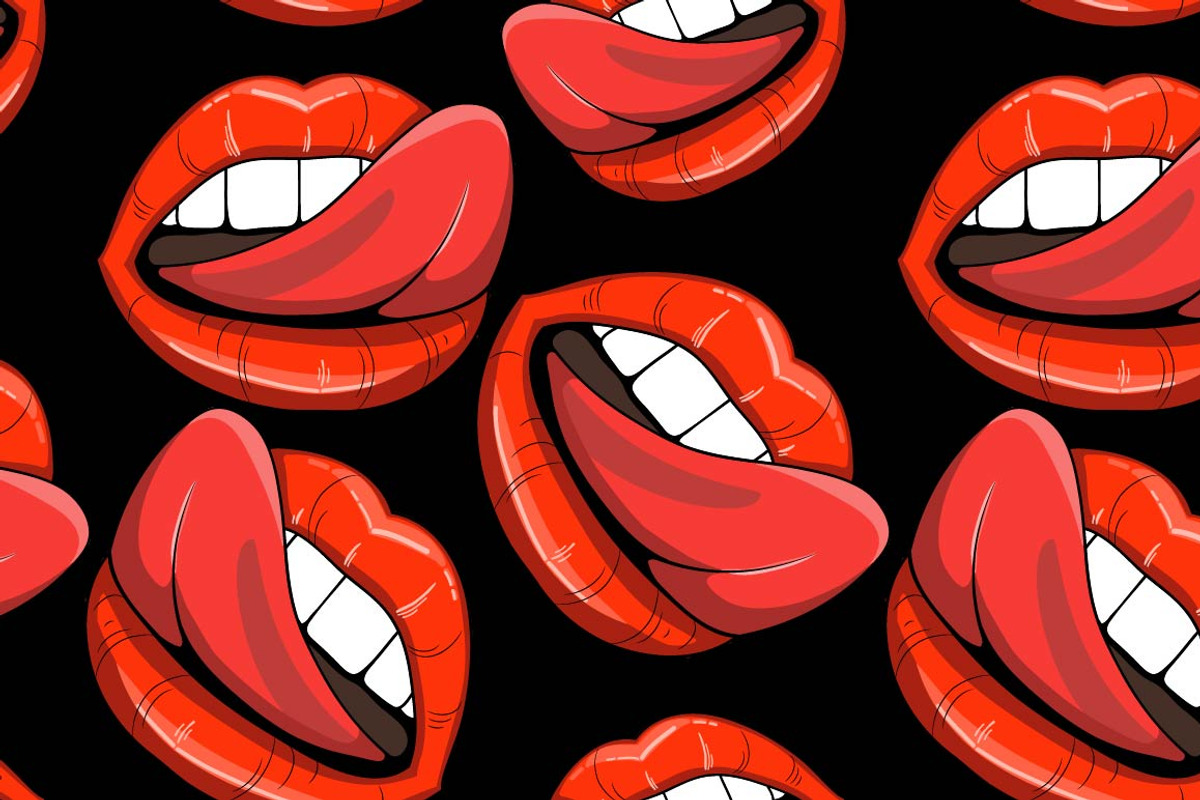 Vector set with sexy lips, a Graphic by lycka (Photo 4 of 5)