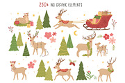 Christmas Animals Illustrations, a Graphic by CreativeChristiana (Thumbnail 4 of 8)