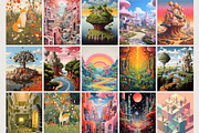 Surreal Posters Kids Room Gallery, a Graphic by SunnyAfternoons (Thumbnail 6 of 10)