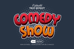 Comedy Show Text Effect Style