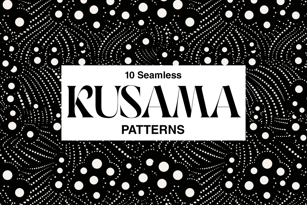10 Art Series Patterns: Kusama, a Pattern Graphic by Motifs (Photo 4 of 12)