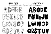 Monster | Hand Drawn Font, a Font by Rad And Happy (Thumbnail 2 of 3)