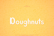Doughnuts Cute Display Font, a Script Font by infernostudio3 (Thumbnail 1 of 10)