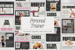 Personal Trainer Instagram Template