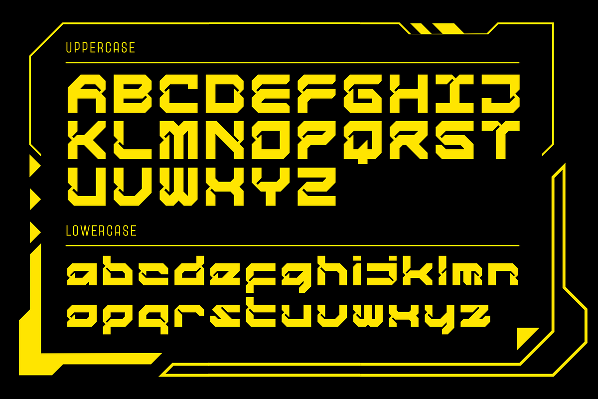 Cyber Alert - Futuristic Font, a Sans Serif Font by Sronstudio
