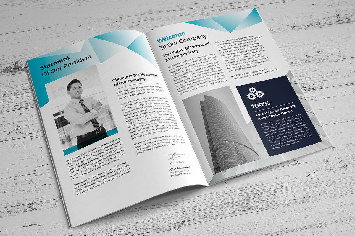 Corporate Brochure Template V4, a Brochure Template by JanySultana (Photo 3 of 12)