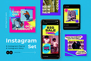 Antidesign Fashion Sale Instagram Pa, a Social Media Template by graphicook (Thumbnail 1 of 6)