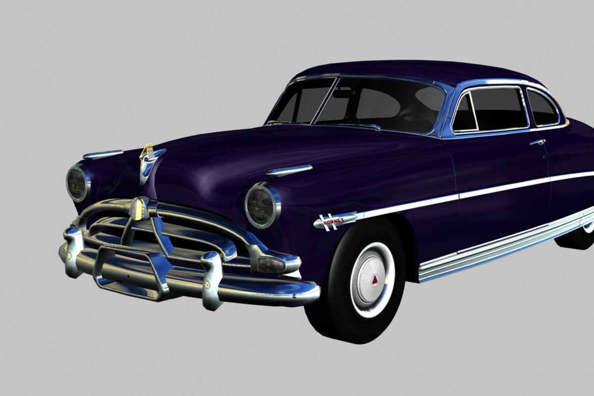 Hudson Hornet 1952, a Cars & Vehicle 3D Model by valtriiu (Photo 1 of 12)
