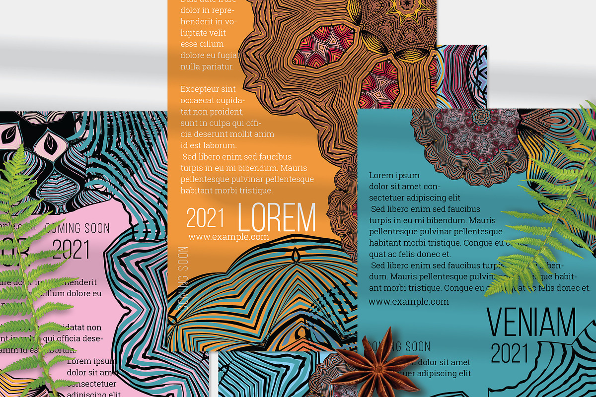 Flyer template A4 Mandala Ethnic, a Flyer Template by Zebra-Finch (Photo 1 of 2)