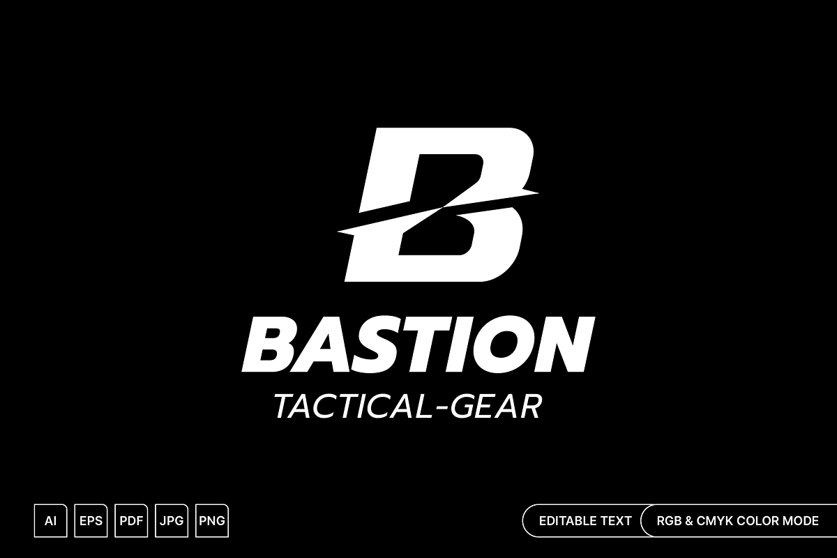Bastion Tactical Gear Logo, a Branding & Logo Template by muhisya