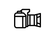 Camera Photography Vector Icon Bundl, an Illustration by Amazin_art (Thumbnail 47 of 51)