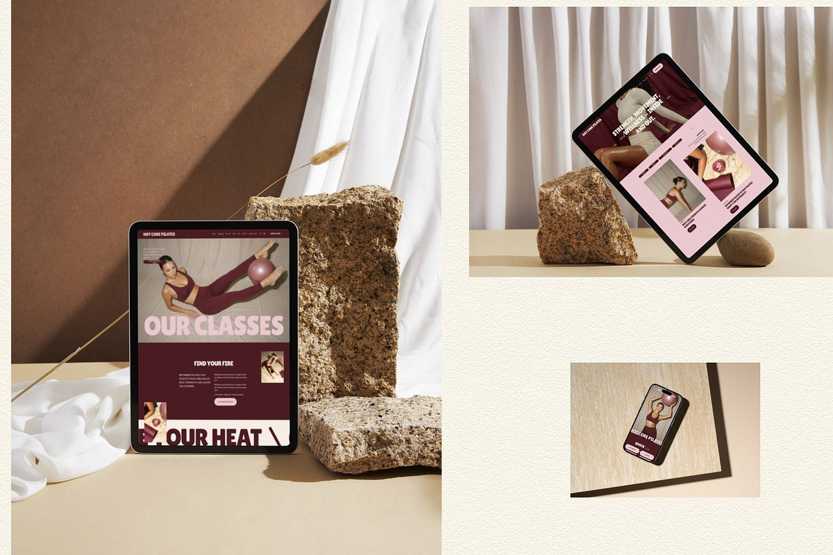 Pink Red Squarespace 7.1 Template, a Squarespace Template by Row Creative (Photo 6 of 10)