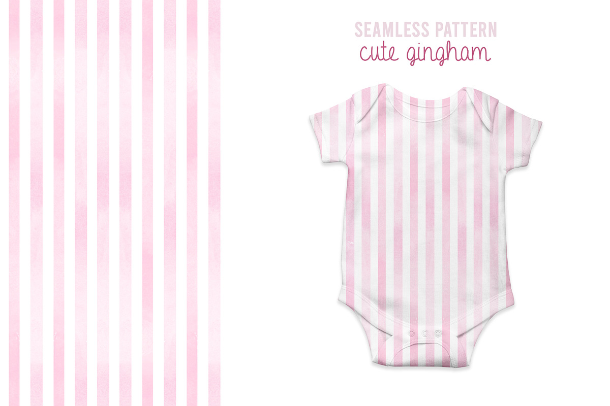 Cute Gingham Pattern, a Pattern Graphic by Waterystrokes (Photo 1 of 4)