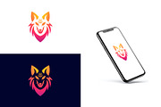 Modern Gradient Wolves Logo Design, a Branding & Logo Template by Artnivora.Std (Thumbnail 3 of 4)