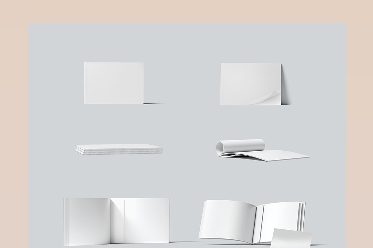 82 MAGAZINES MOCKUPS BUNDLE 41 items, a Print Template by Creatoom (Photo 5 of 5)