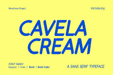 Cavela Cream - Sans Serif Font
