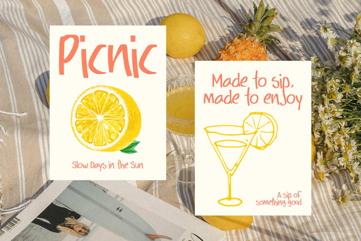 Markey Simple Handwritten, a Handwritten Font by Glyphstyle (Photo 2 of 10)