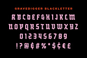 Grave Digger, a Blackletter Font by Price Foundry (Thumbnail 2 of 23)