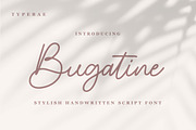 Bugatine Stylish Handwritten Script, a Script Font by Typebae (Thumbnail 1 of 8)