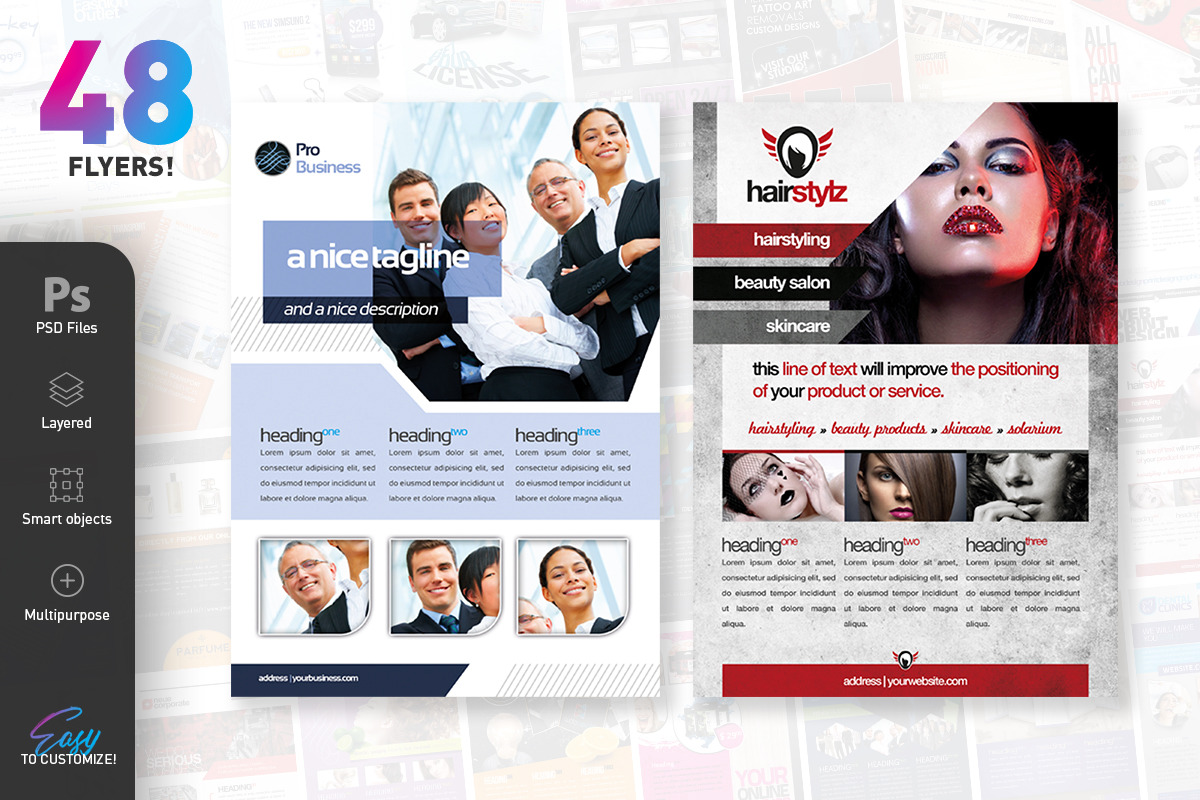 Essential Business Flyer Mega Bundle, a Flyer Template by Reclameworks (Photo 17 of 25)