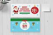 Christmas gift voucher, a Stationery Template by MightyDesign (Thumbnail 1 of 6)