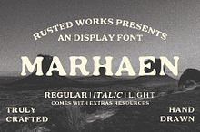 Marhaen - Vintage Slab Serif
