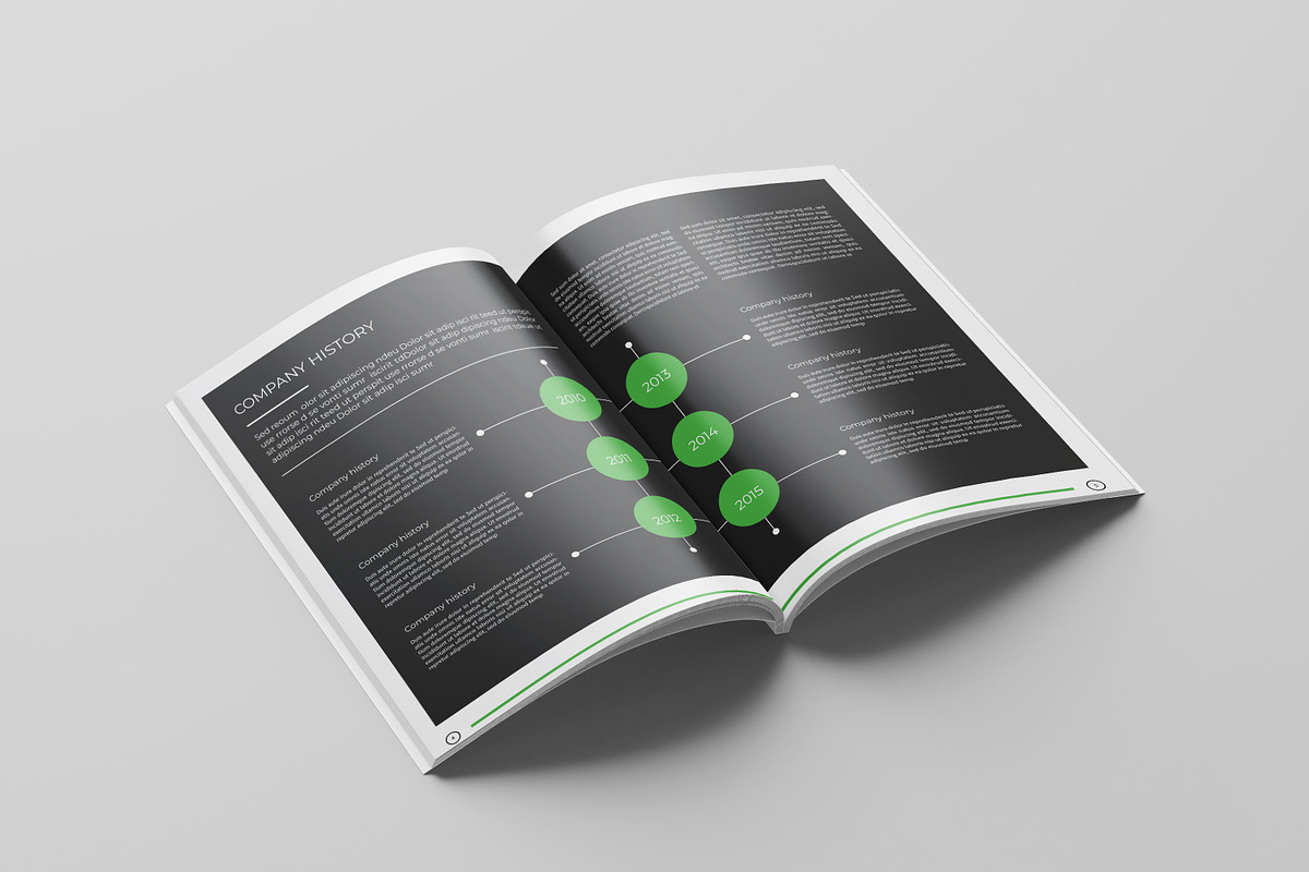 Company Profile Brochure Template, a Brochure Template by Template Shop (Photo 4 of 11)