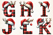 Watercolor Christmas Alphabet, an Illustration by Libby Wishes (Thumbnail 3 of 9)