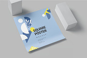 Square Poster Mockups, an Advertising Mockup by megostudi0 (Thumbnail 6 of 6)
