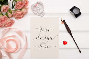 Mockup. Valentine's Day & Love. #10