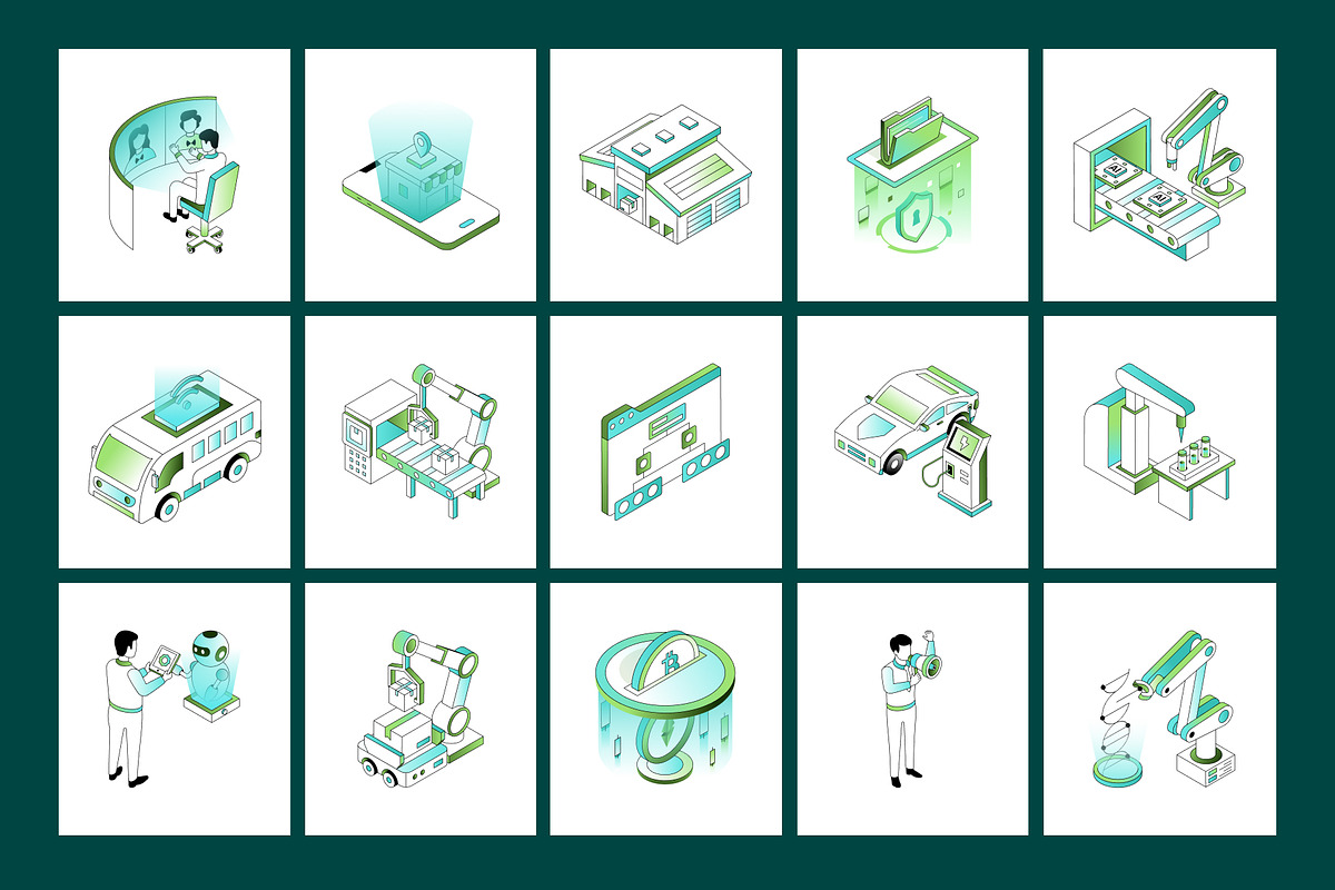 Animated Future Tech and Innovation, a Technology Illustration by Prosymbols (Photo 3 of 7)