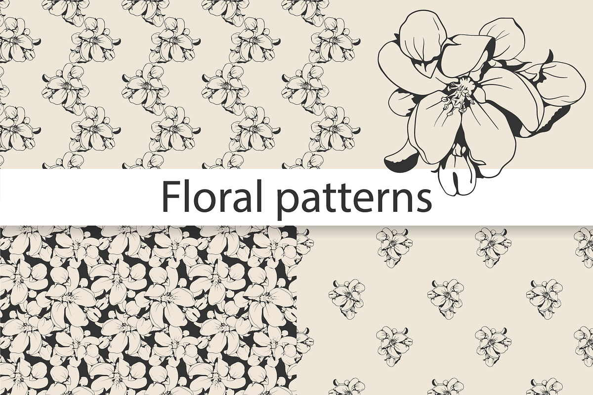 Floral Seamless Pattern for Textile, a Pattern Graphic by Plaid4You (Photo 1 of 11)