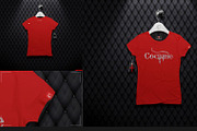 Women's T-shirt On 5 Stages Mock-up, a Hoody Mockup by Mocca Mockups Store (Thumbnail 40 of 59)