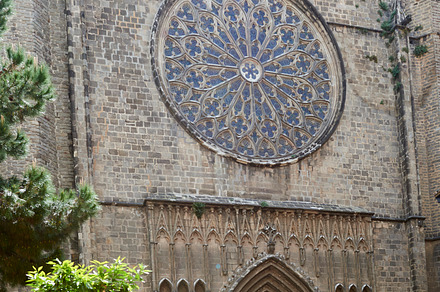 Streets and parks of barcelona featuring ancient, above, and aerial