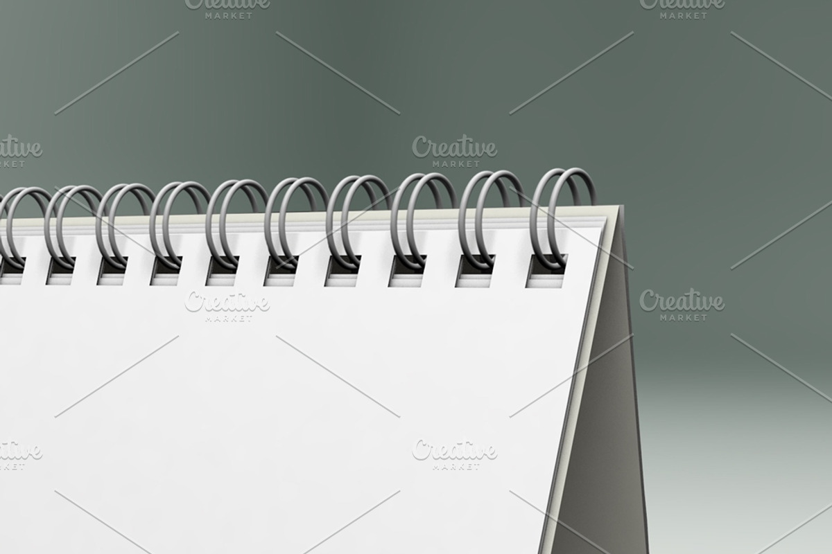 Desk Calendar Mock-Up, a Mockup by maximmmmum (Photo 5 of 8)