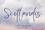 Scotlandis, a Script Font by AMINMARIO (Thumbnail 7 of 7)