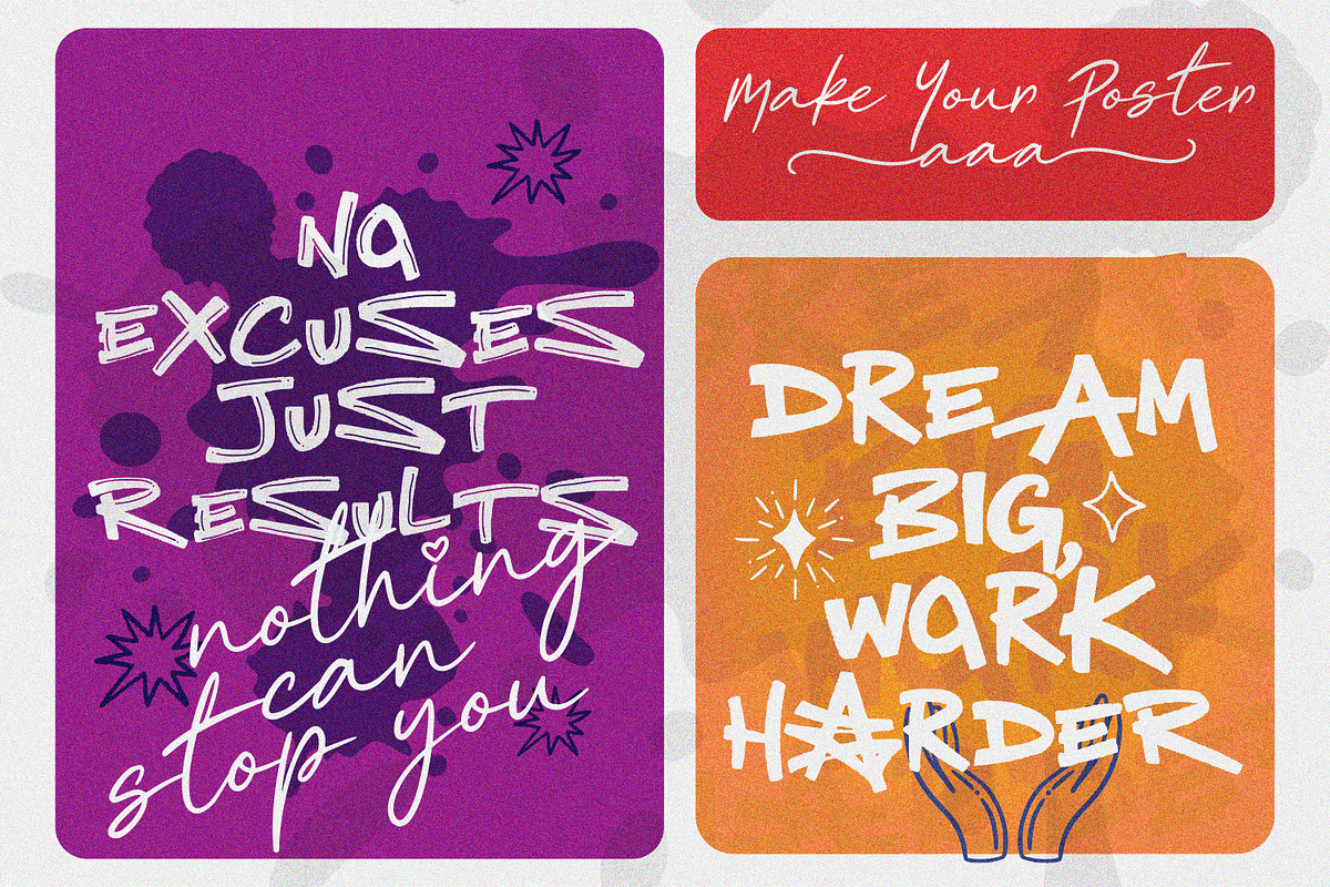 Street & Chic Duo Font (+ Extras), a Handwritten Font by MaxArt Foundry (Photo 6 of 10)