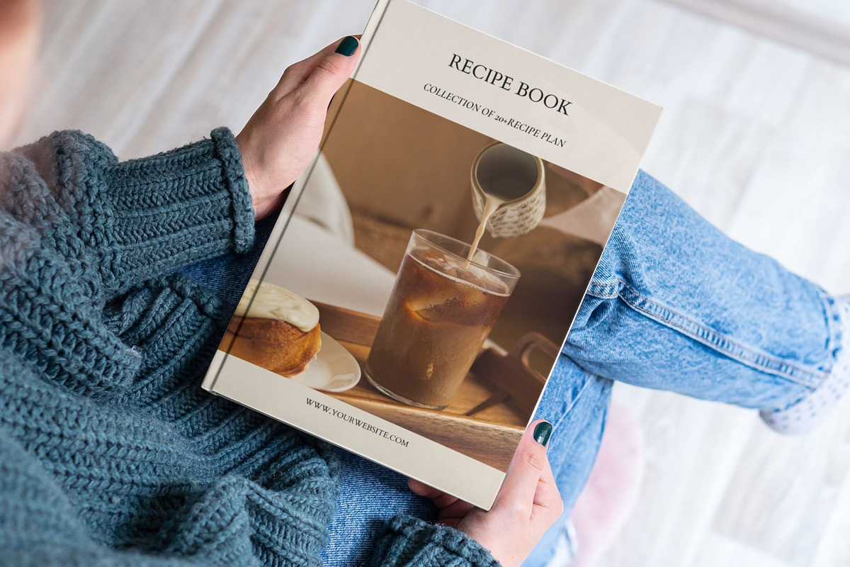 Recipe Template Canva, a Magazine Template by Deepa Template Studio (Photo 5 of 13)
