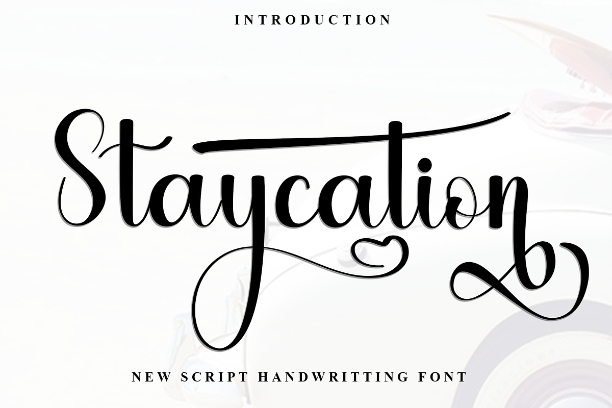 Staycation, a Handwritten Font by FreshTypeINK (Photo 1 of 8)