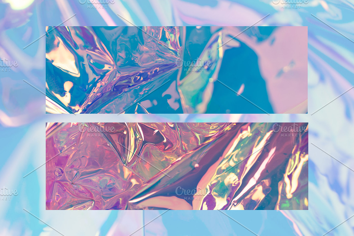 Holographic textures #1 - banners, a Texture Graphic by rorygez fresh (Photo 7 of 13)