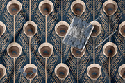 Vintage Peacock Plume Pattern Design, a Pattern Graphic by StudioGlouna (Thumbnail 2 of 5)
