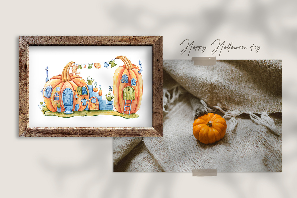 SALE! Watercolor Fairy tale cottage, a Decorative Illustration by Tiana Geo (Photo 4 of 13)